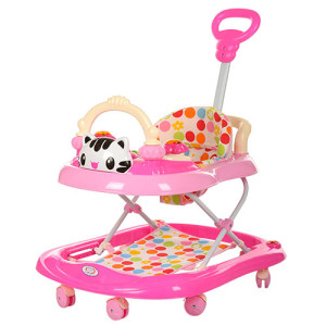 Ходунки детские Bambi  839-1B, с родительской ручкой и ковриком